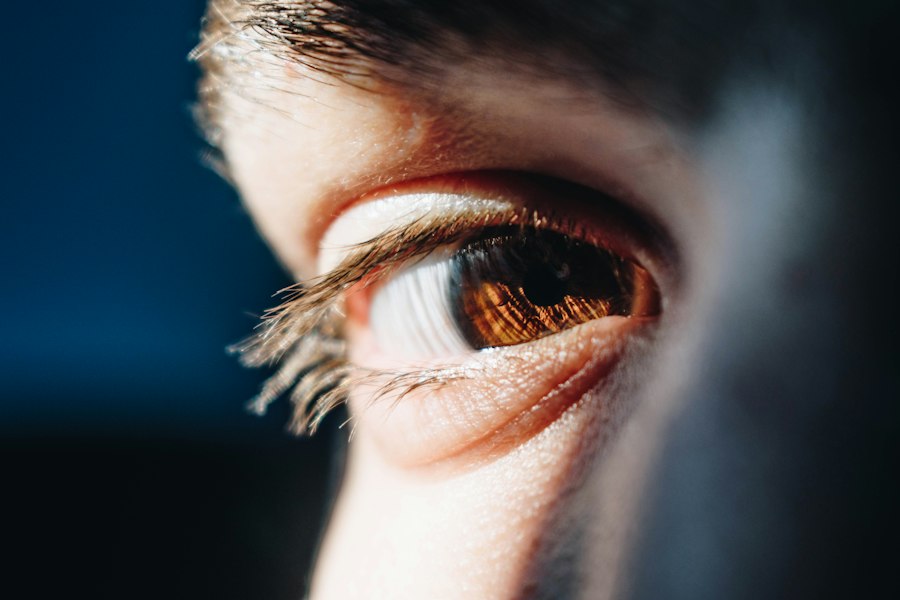Photo long-sightedness eye correction